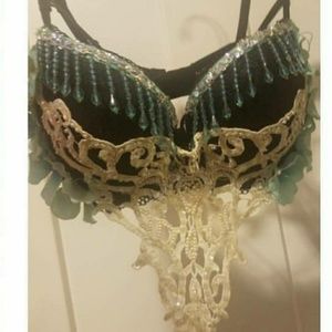 Handmade festival/Rave Bra Top